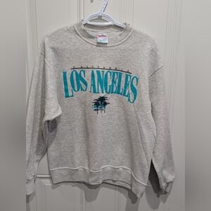 Hanes Light Gray Los Angeles Sweatshirt